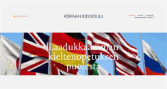 Desktop Screenshot of keravankielikoulu.com